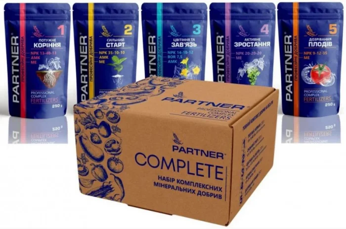 Набір мінеральних добрив COMPLETE 5 шт по 250г. (1- фото № 1