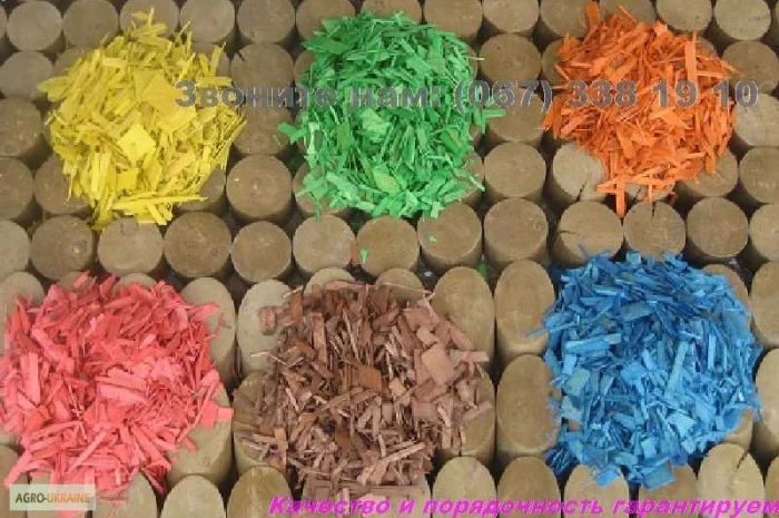 Щепа красная синяя- фото № 1