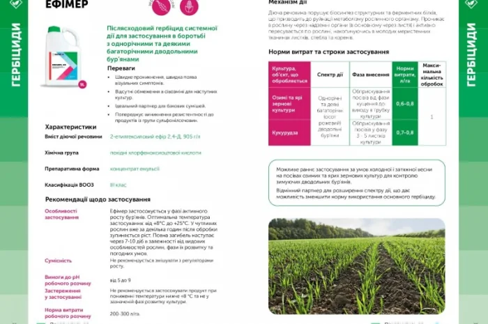 Гербіцид DEFENDA Ефімер для захисту зернових та кукурудзи- фото № 2