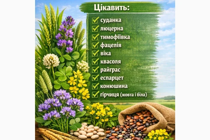 Куплю насіння кормових та сидеральних культур- фото № 1