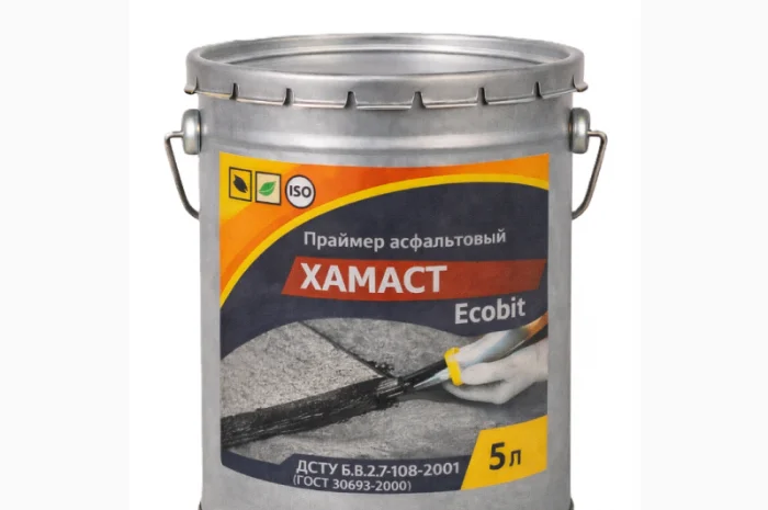 Праймер асфальтовый ХАМАСТ ЭКОБИТ в ведре 5 л- фото № 1