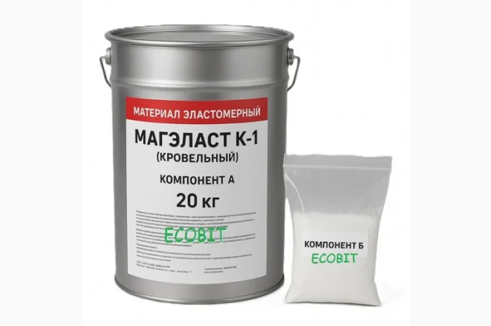 Эластомерный материал МЭК МАГЭЛАСТ К-1 Ecobit для гидроизоляции- фото № 1