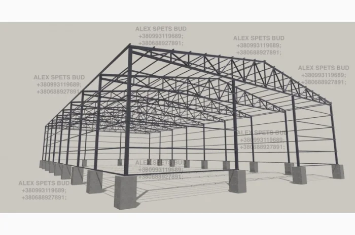 Побудуємо ангар під ключ 18х30, 18х40, 18х50 без центральних колон- фото № 4