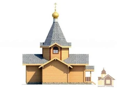 Виготовлення зрубів дерев’яних церков і будинків під ключ- фото № 1