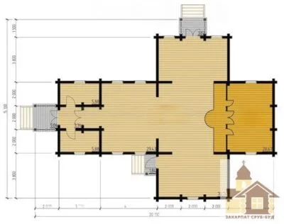 Виготовлення зрубів дерев’яних церков і будинків під ключ- фото № 5