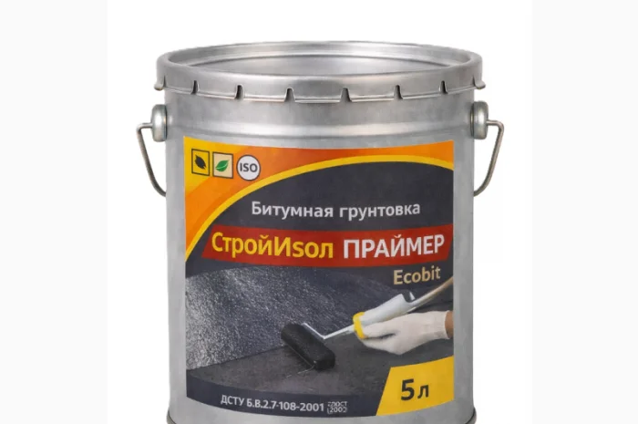 Битумная грунтовка 5 л для минеральных поверхностей- фото № 1