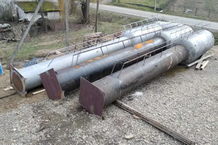 Водонапірна вежа на замовлення з емальованих бочок- фото № 5