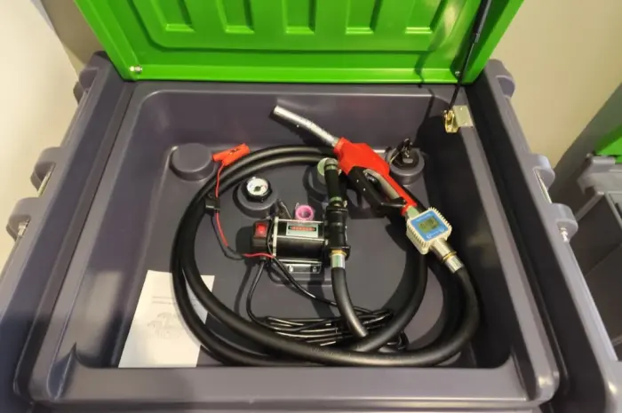 Мобильный бак Metcor 430л с насосом DT-430 для дизельного топлива- фото № 2