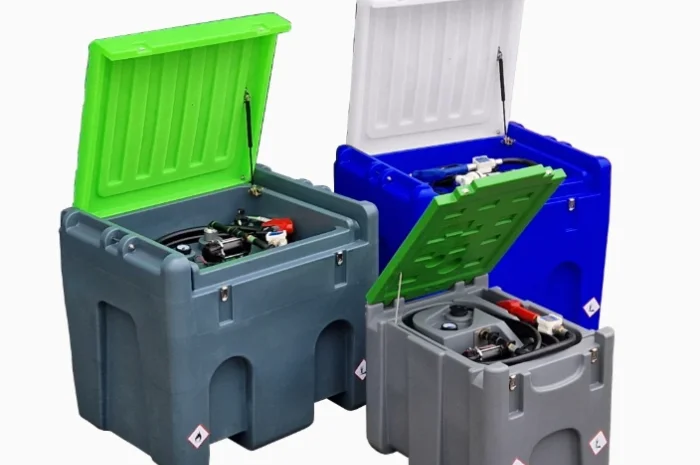 Мобильный бак Metcor 430л с насосом DT-430 для дизельного топлива- фото № 5