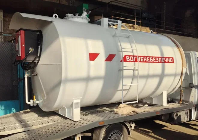 Металлический резервуар 5000л для дизельного топлива и бензина- фото № 8