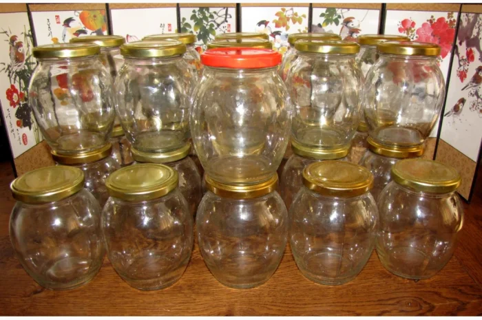 Стекло тара. Банки с крышками- фото № 1