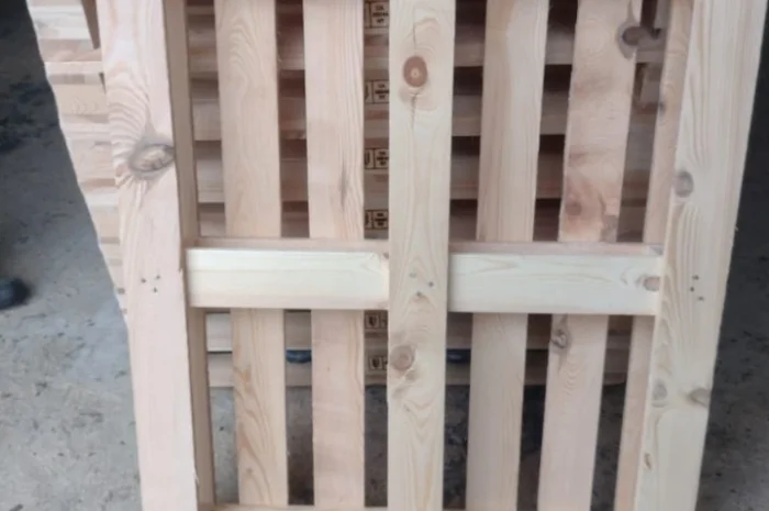 Поддон деревянный сосна усиленный 1200*1000*140- фото № 1