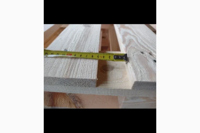 Поддон деревянный сосна усиленный 1200*1000*140- фото № 4