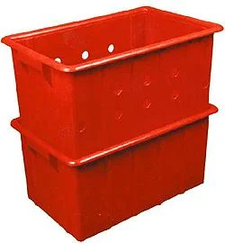 Ящик пластиковый цельный на 38 литров- фото № 1