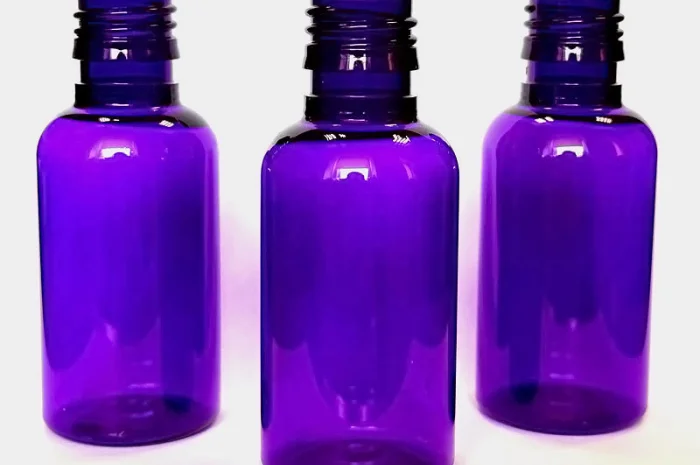 Цветные пластиковые флаконы 50 мл- фото № 2