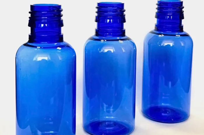 Цветные пластиковые флаконы 50 мл- фото № 5