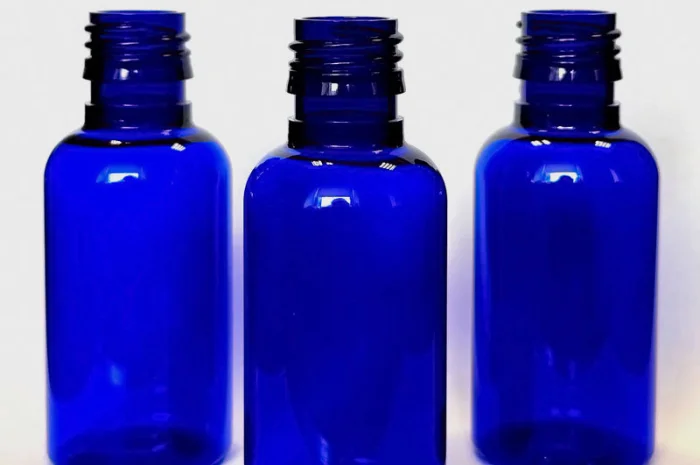 Цветные пластиковые флаконы 50 мл- фото № 8