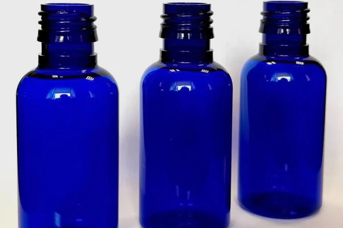 Цветные пластиковые флаконы 50 мл- фото № 9