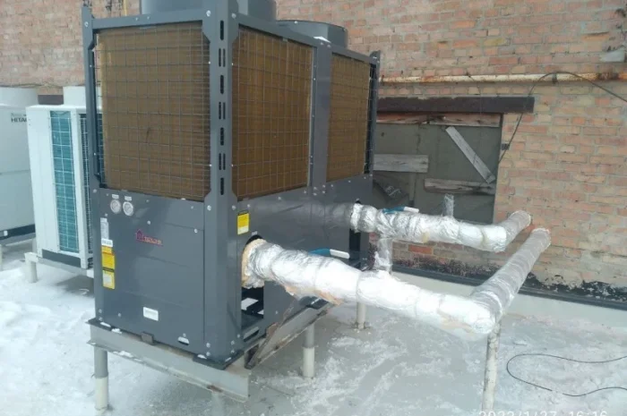 Тепловий насос повітря-вода 360 кВт для підприємств- фото № 2