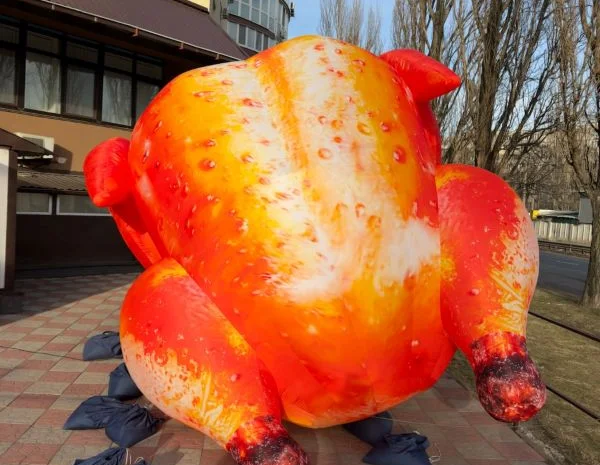 Надувна мобільна реклама для залучення покупців 3.4 м- фото № 11