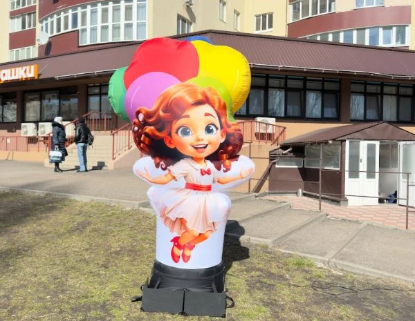 Надувна мобільна реклама для залучення покупців 3.4 м- фото № 12