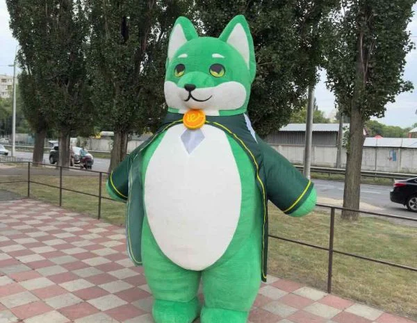 Аніматорський надувний костюм – щит висотою 240 см, 4 години роботи- фото № 8