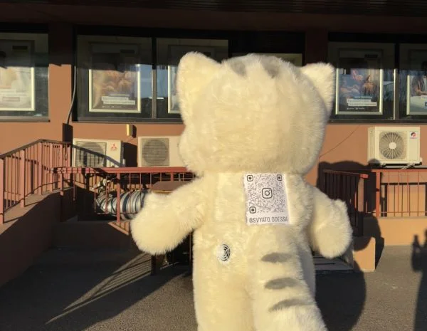 Надувний костюм аніматору Кіт, 4 години роботи, 2.4 м, 60 Вт- фото № 3