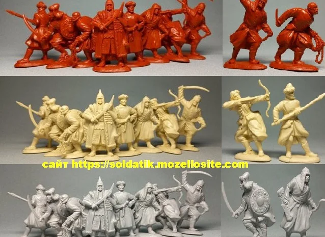 Набір солдатиків Кримські татари воїни 8 шт.- фото № 1