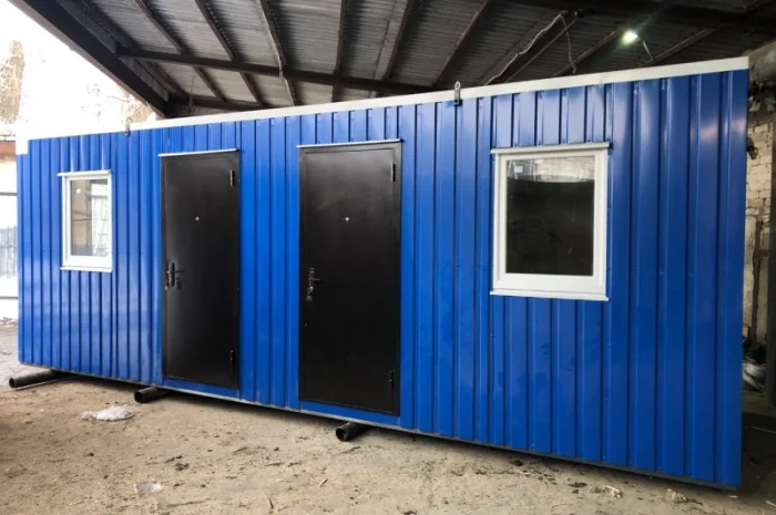 Утеплённый мобильный офис 7*2 м- фото № 1