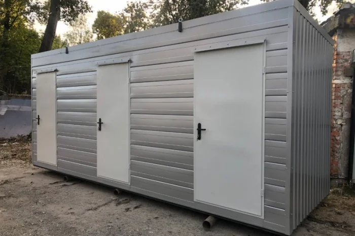 Мобільний туалет 6*2м для дачі або заходу- фото № 2