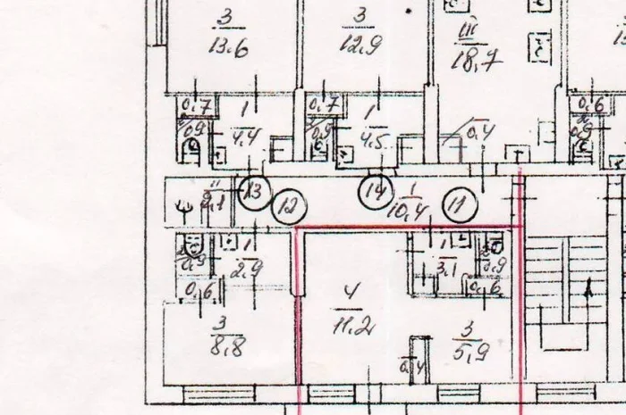 Двухкомнатный блок в доме совместного проживания- фото № 8