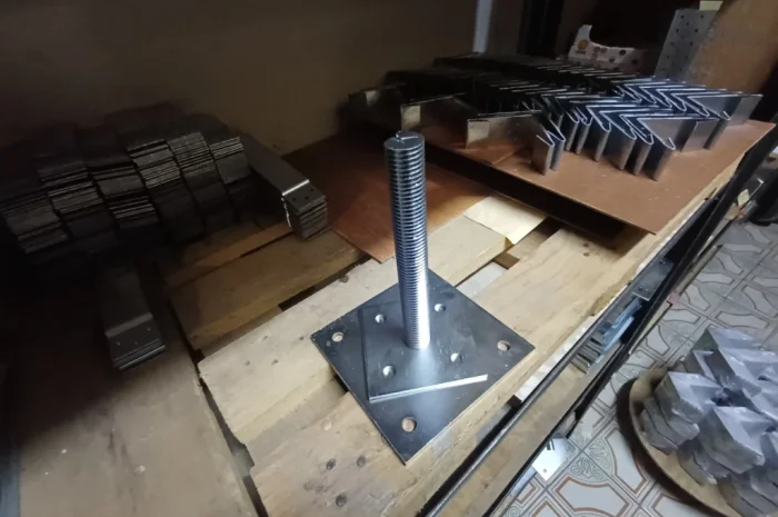 Пластина для кріплення балки 170×35×2 мм оцинкована- фото № 2