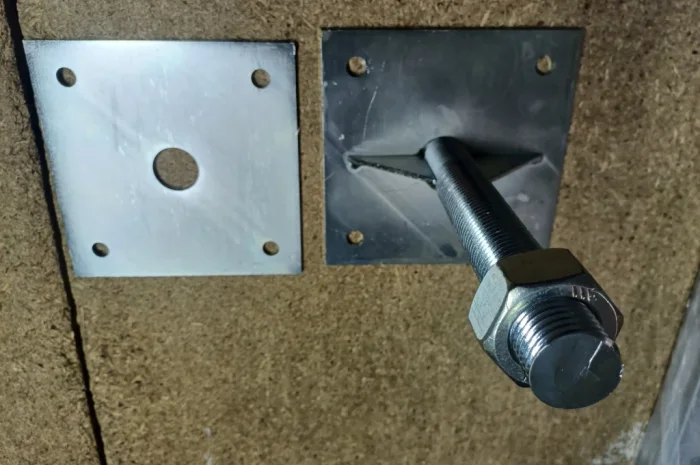 Пластина для кріплення балки 170×35×2 мм оцинкована- фото № 4