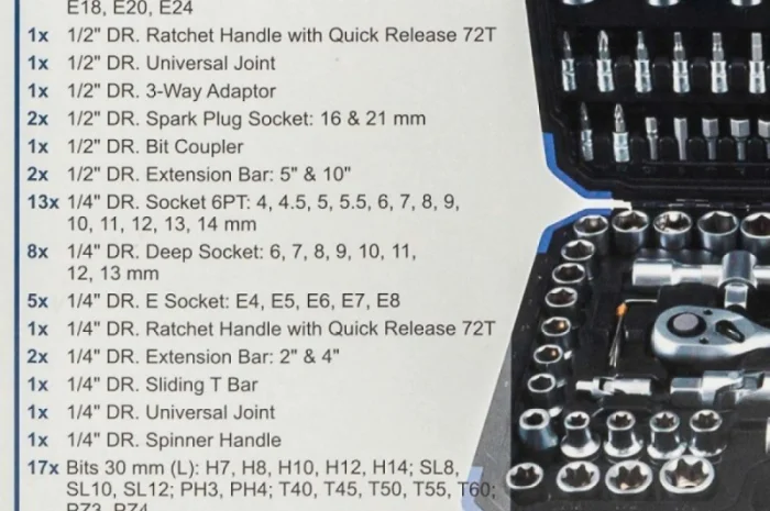 Набор инструментов SCHEPPACH SCH-41082-5 на 108 предметов- фото № 2