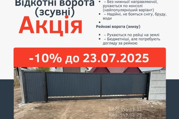 Изготовление откатных ворот и навесов, МАФы и козырьки- фото № 2