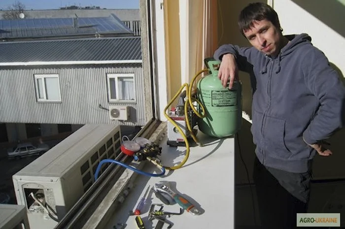 Заправка кондиционеров фреоном R410, R22, R32 в Киеве- фото № 7