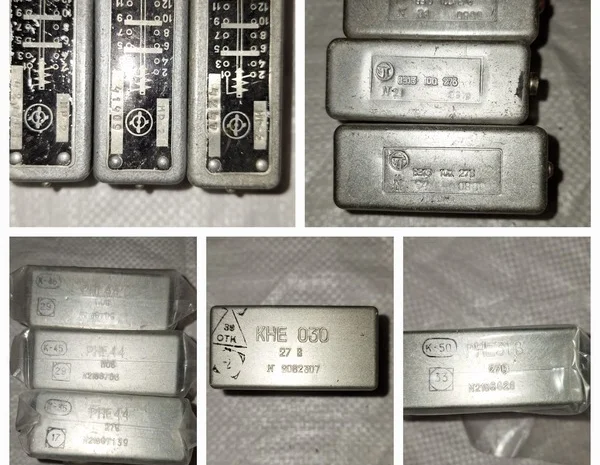 Реле та комплектуючі РНЕ31В, РНЕ44, 8Е13 та ін.- фото № 1