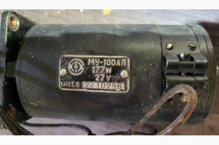 Электродвигун МУ-100АП с характеристиками 27В и 145Вт- фото № 1