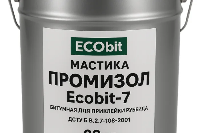 Мастика для приклеювання рубероїда ПРОМИЗОЛ Ecobit-7 20 кг- фото № 1