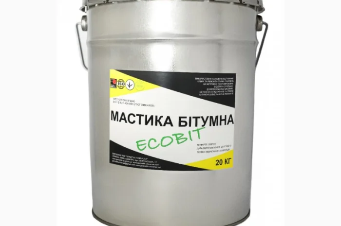 Мастика битумная фундаментная ЭКОБИТ 20 кг- фото № 1