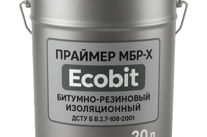 МБР-Х Ecobit Холодний бітумно-гумовий ізоляційний праймер 20 л- фото № 1