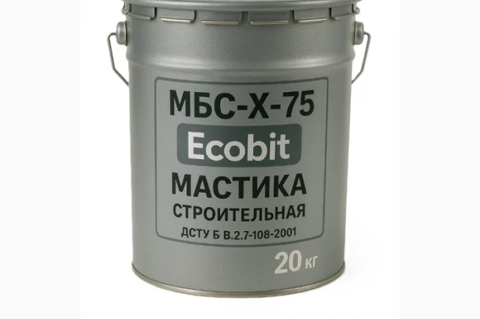 Мастика МБС-Х-75 Ecobit для будівництва 20 кг- фото № 1