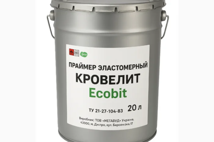 Праймер Кровелит Ecobit для гідроізоляції, 20 л- фото № 1