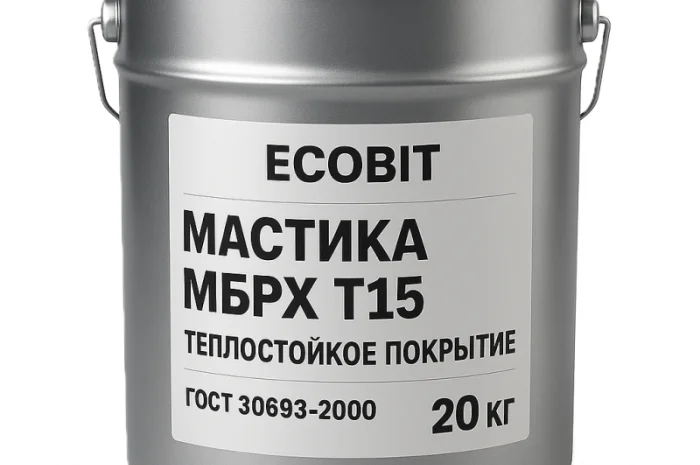 Мастика МБРХ Т15 Ecobit 20 кг для гидроизоляции- фото № 1