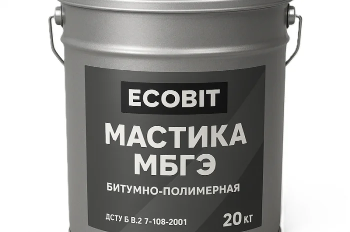 Мастика МБГЭ Ecobit для гідроізоляції та ремонту- фото № 1