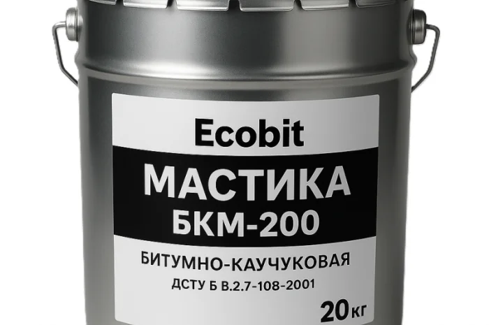 Мастика БКМ-200 Ecobit для гидроизоляции 20 кг- фото № 1