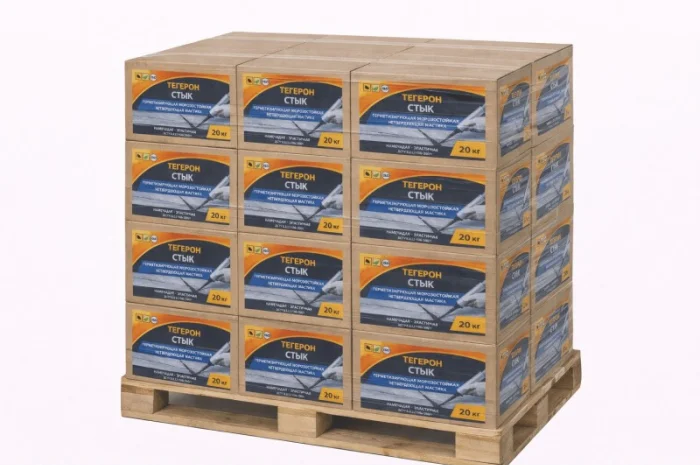 Герметизуюча морозостійка мастика Тегерон Стик Екобіт, 20 кг- фото № 3