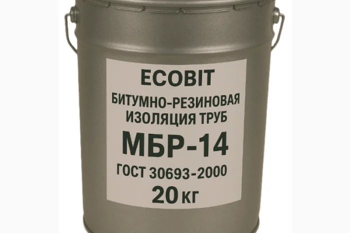 Бітумно-резинова ізоляція труб МБР-14 Ecobit 20 кг- фото № 1