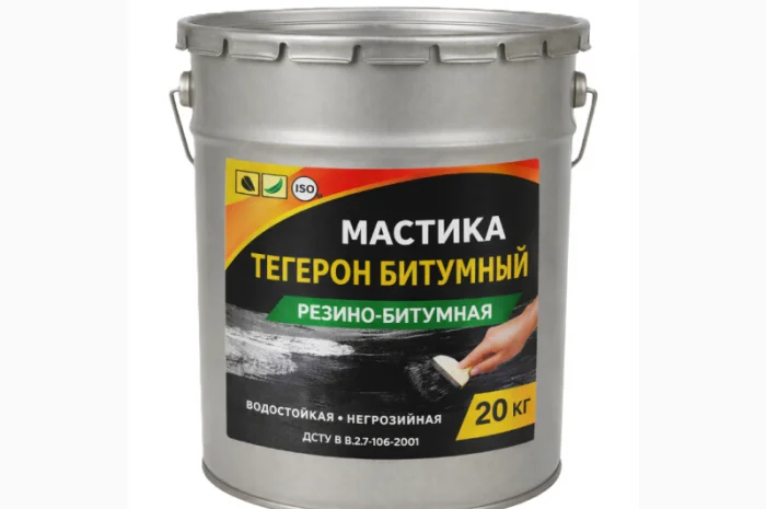 Гідроізоляційна мастика ТЕГЕРОН ЕКОБІТ 20 кг- фото № 1