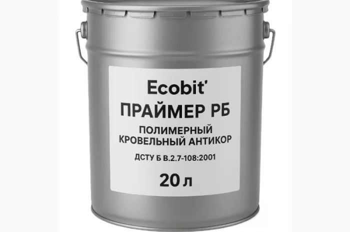 Праймер РБ Ecobit - бітумно-полімерний покрівельний- фото № 1